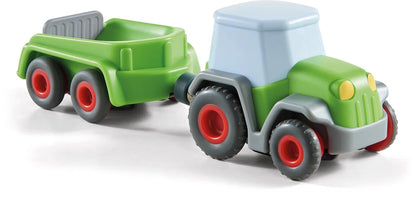 HABA CARS – TRAKTOR MIT ANHÄNGER