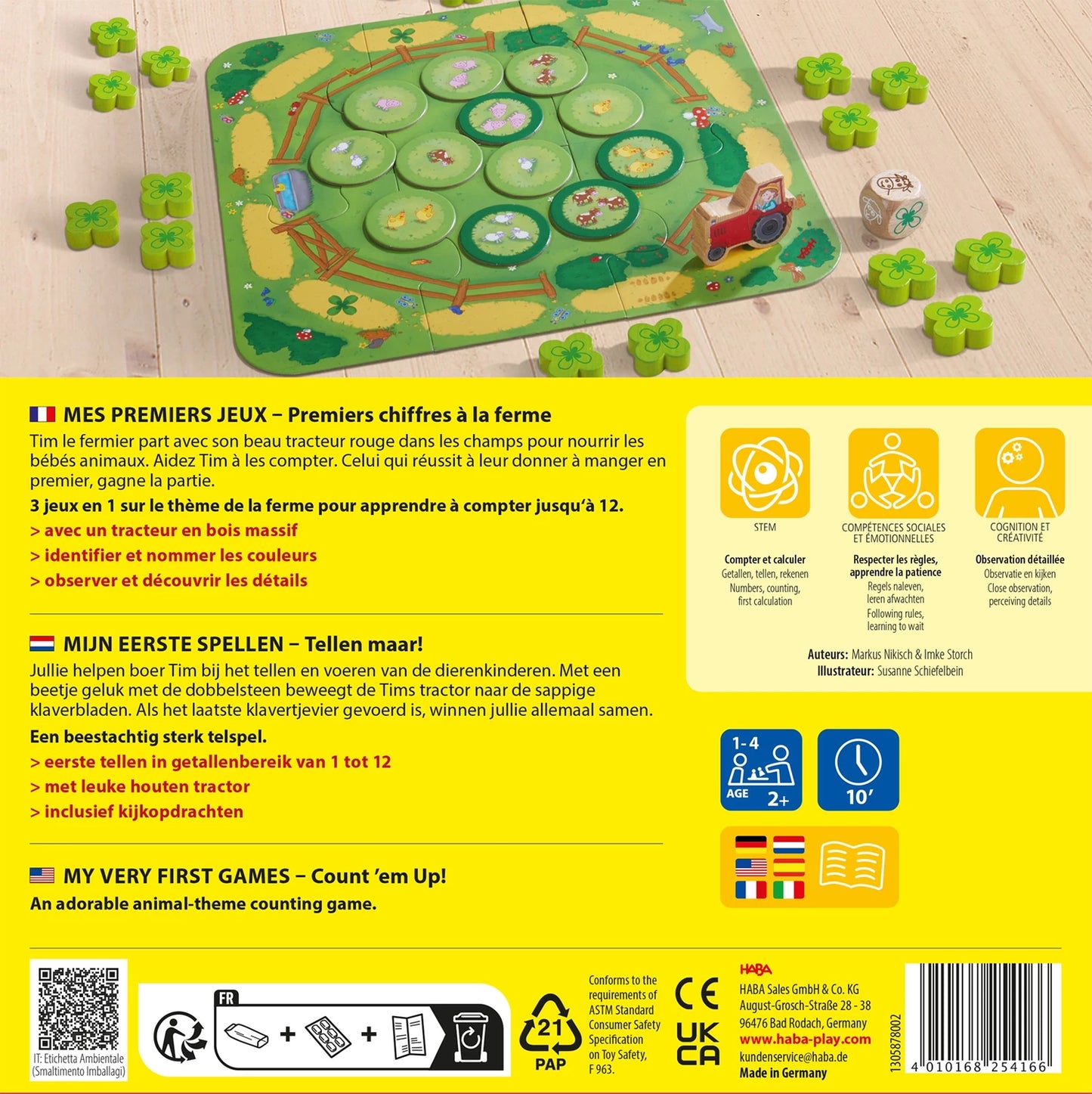 MEINE ERSTEN SPIELE – ERSTE ZAHLEN AUF DEM BAUERNHOF