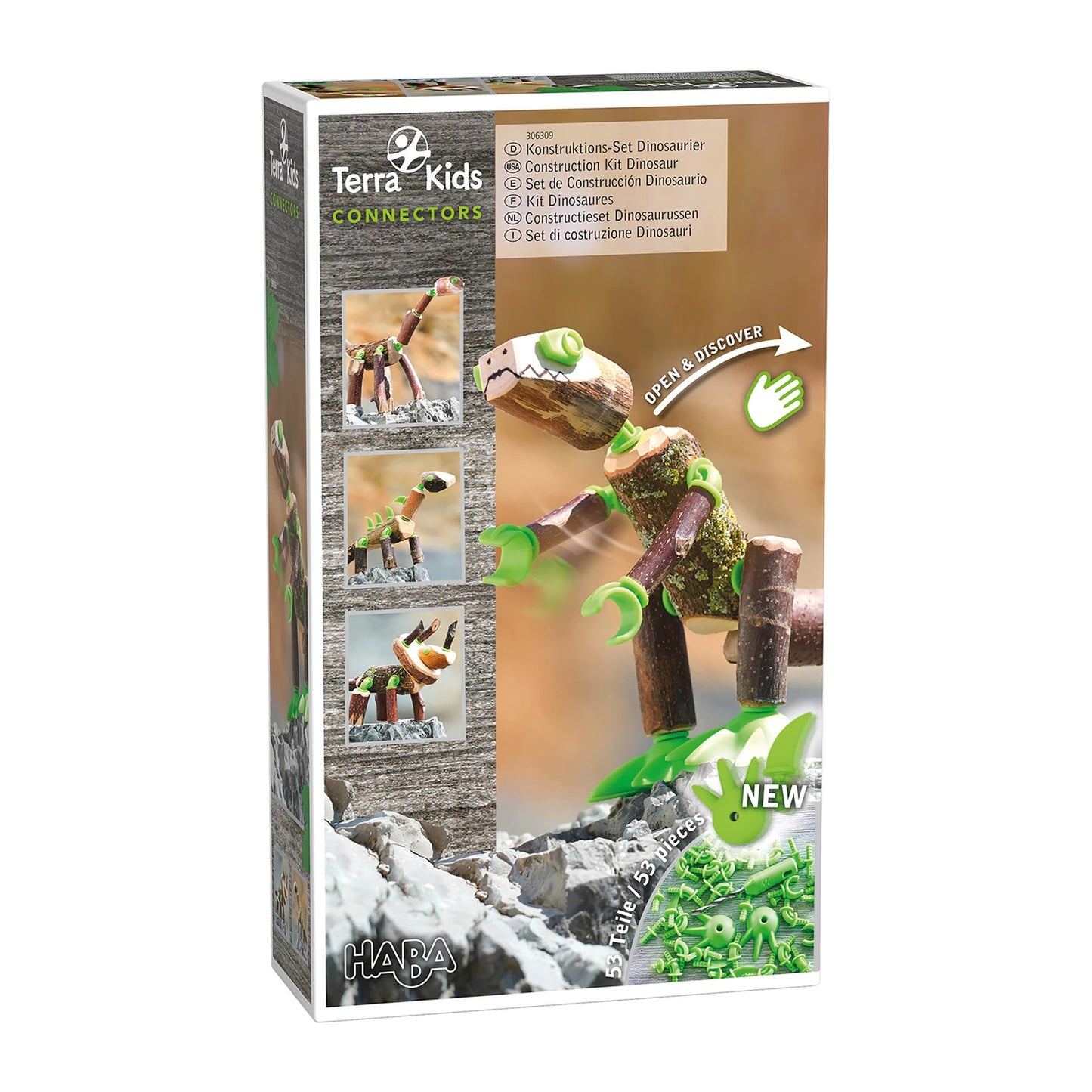 TERRA KIDS SET DI COSTRUZIONE DI DINOSAURI