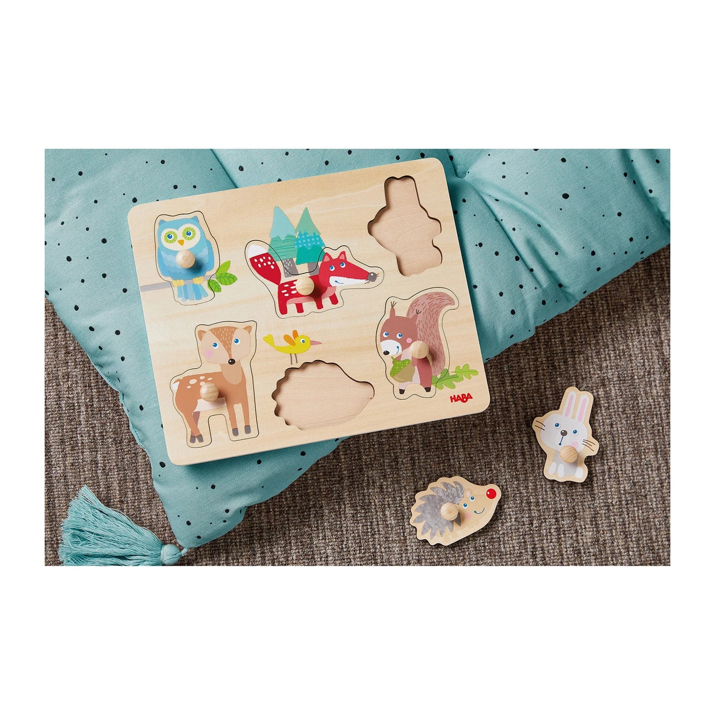Waldtiere Greifpuzzle