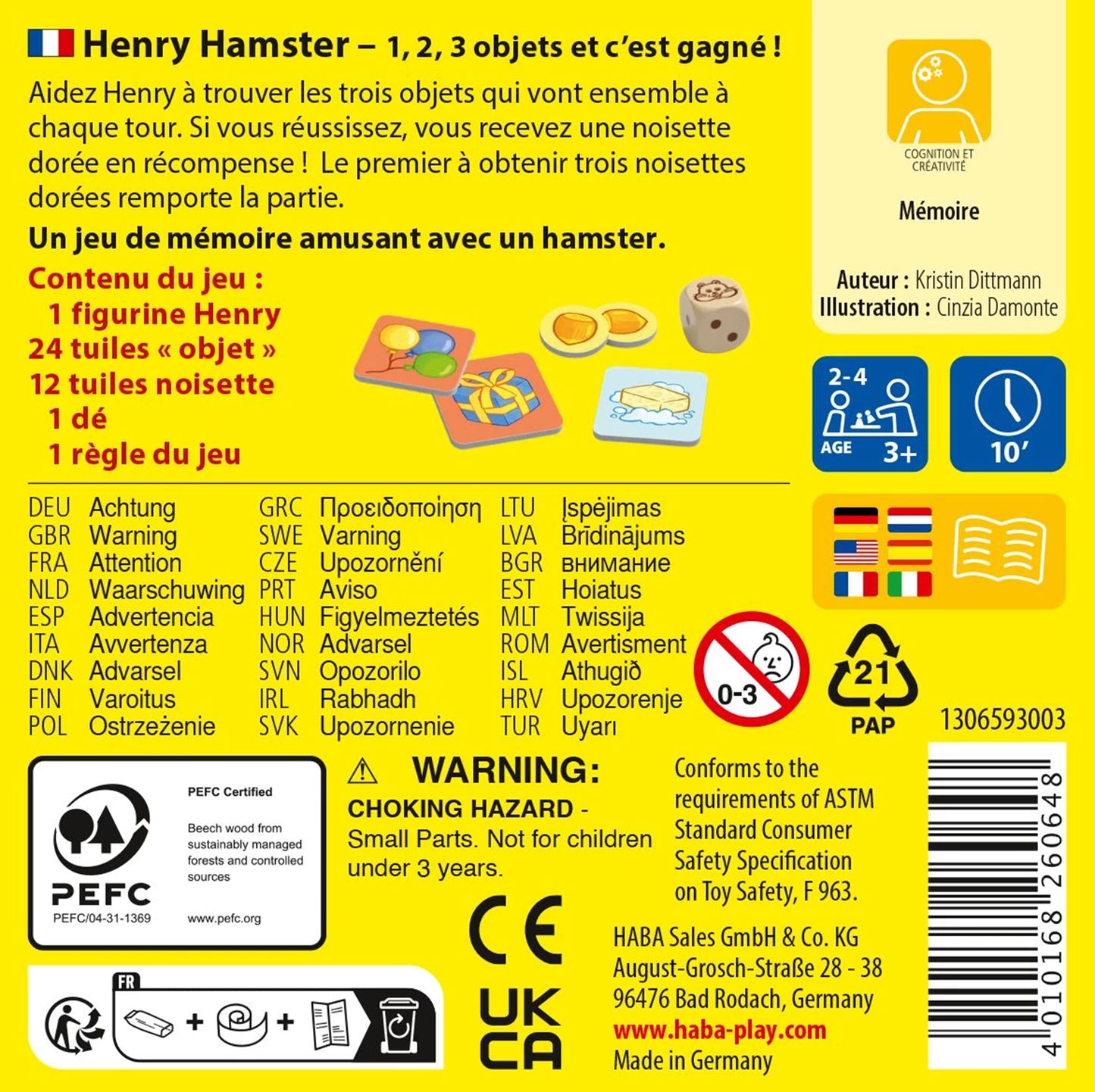 HENRY HAMSTER (w)