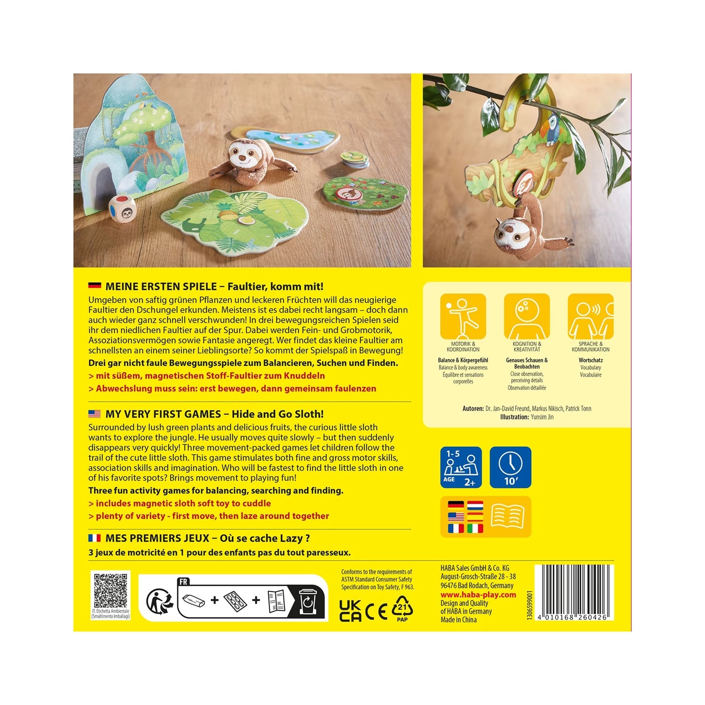 MES PREMIERS JEUX : PARESSEUX, VIENS AVEC NOUS !