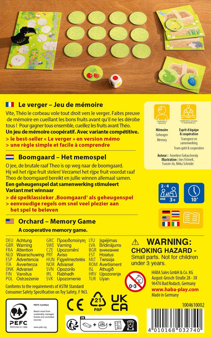 DER OBSTGARTEN – MEMORY-SPIEL