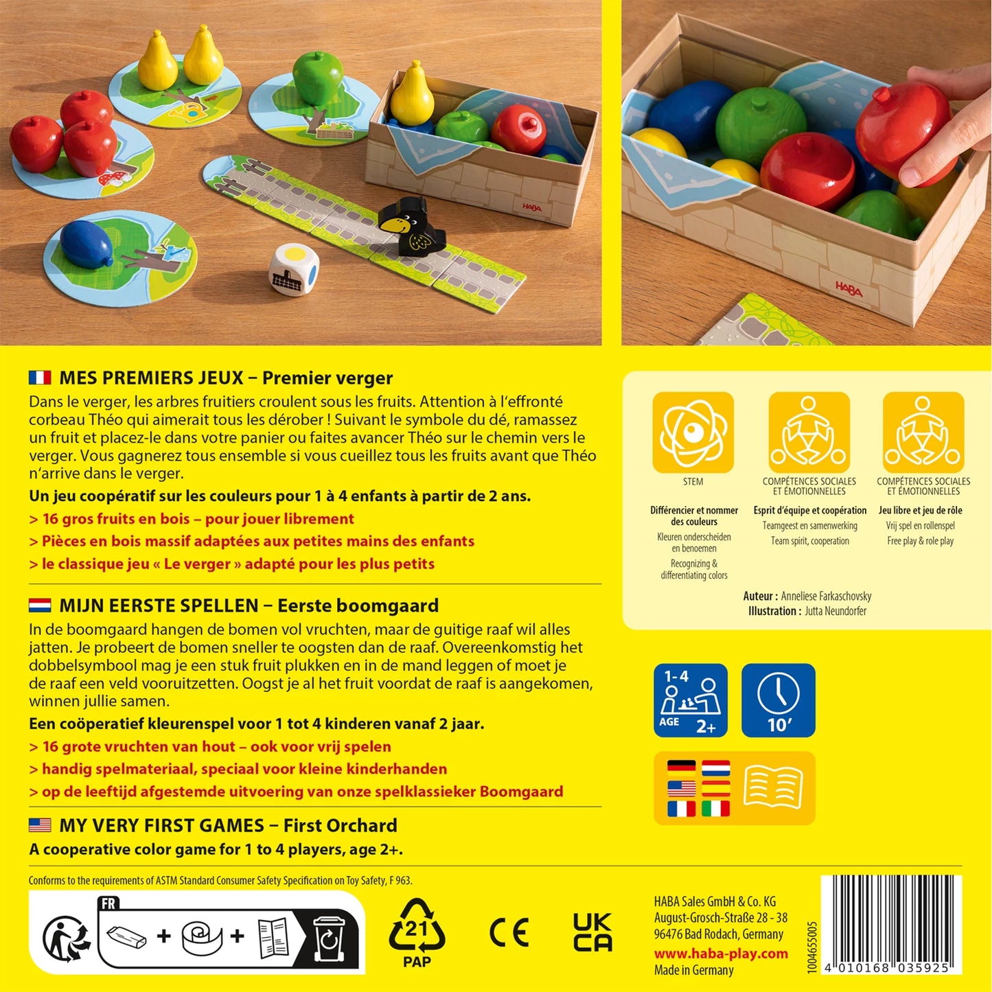 MEINE ERSTEN SPIELE – MEIN ERSTER OBSTGARTEN