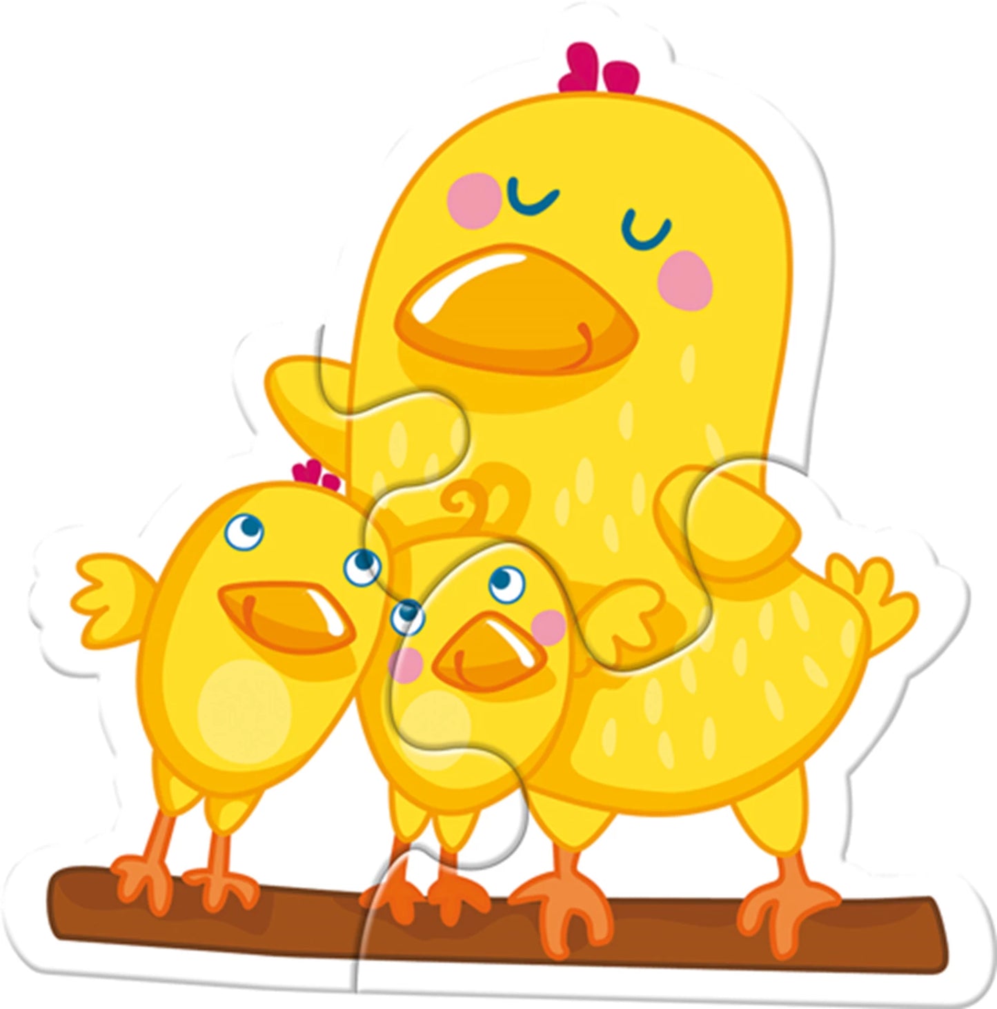 6 ERSTE PUZZLES – HAUSTIERE