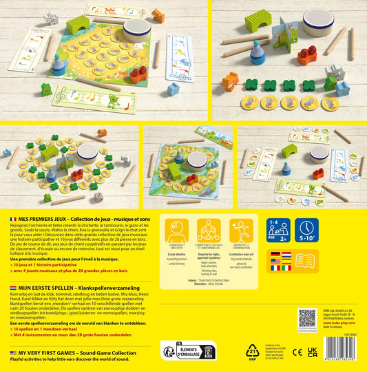 MES PREMIERS JEUX – COLLECTION DE JEUX – MUSIQUE ET SONS