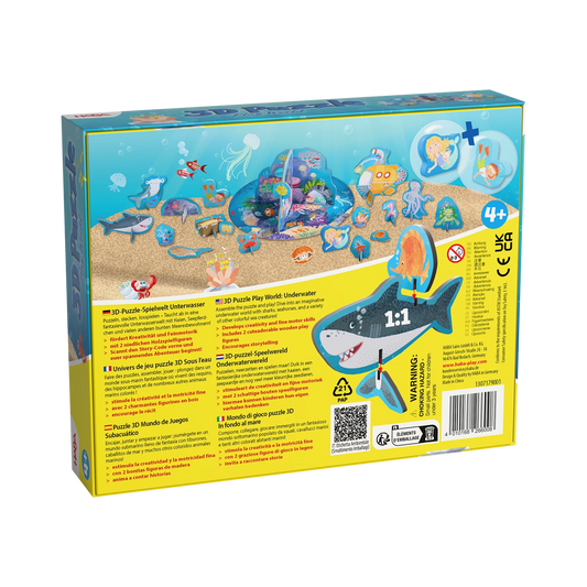 MONDO DI GIOCO SUBACQUEO PUZZLE 3D
