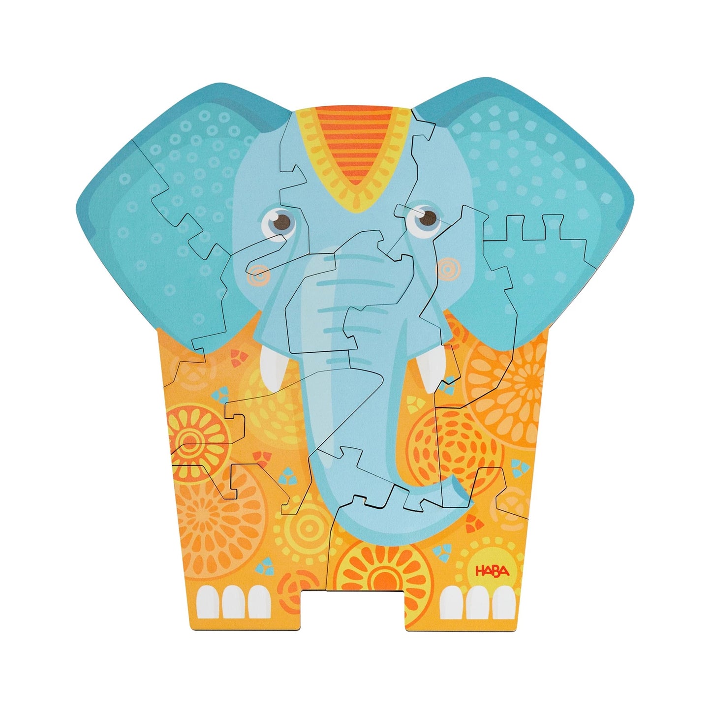 PUZZLE ÉLÉPHANT 2 EN 1, 12 PIÈCES