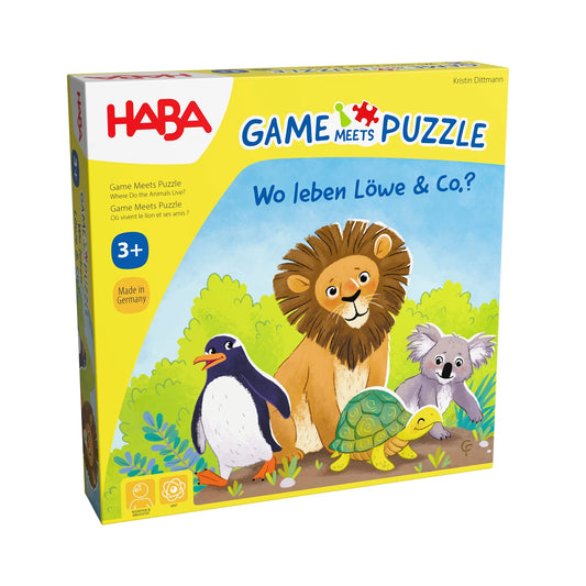 GIOCO E PUZZLE: DOVE VIVONO I LEONI E GLI ALTRI ANIMALI?
