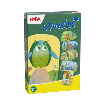 6 ERSTE PUZZLES - WALDTIERE