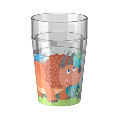 GLITZERTASSE DINO