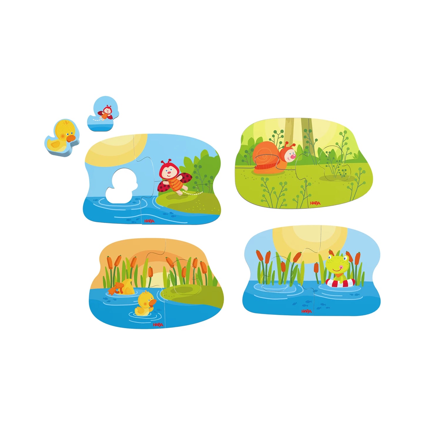 4 PRIMI PUZZLE - CUCCIOLI DI ANIMALI