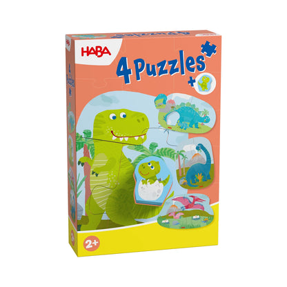 ERSTE 4 PUZZLES - DINOSAURIER