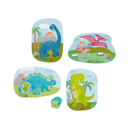 ERSTE 4 PUZZLES - DINOSAURIER