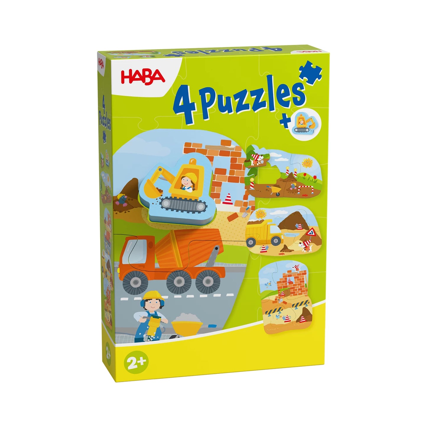 4 PREMIERS PUZZLES - CHANTIER DE CONSTRUCTION