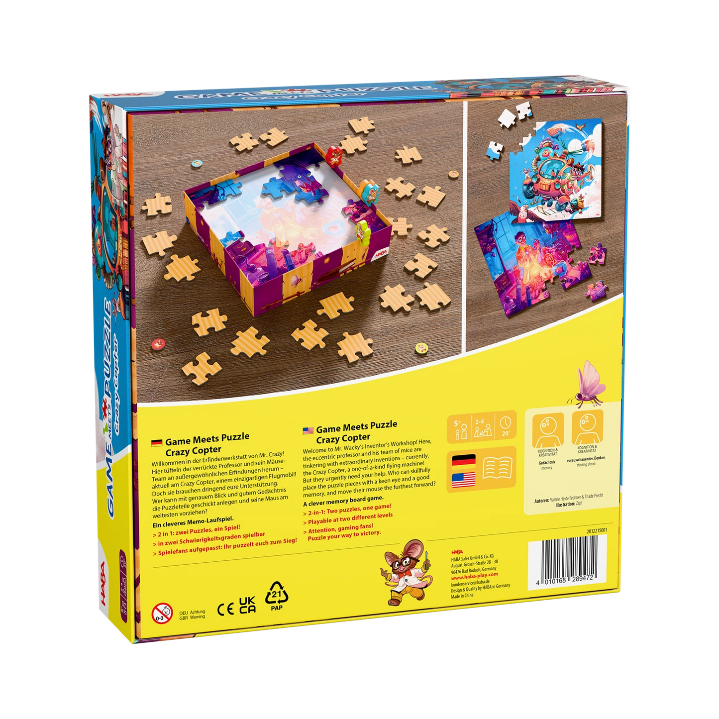 LE JEU RENCONTRE LE PUZZLE : CRAZY COPTER (D)