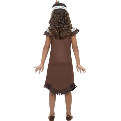 COSTUME DA RAGAZZA INDIANA MARRONE TAGLIA M 🔶
