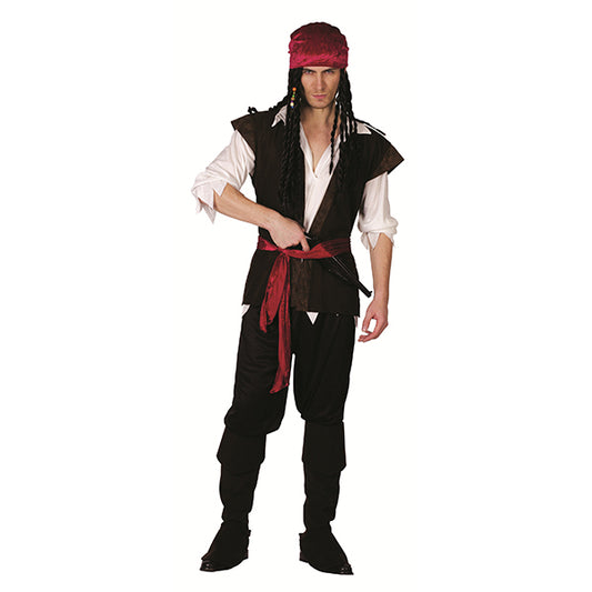 PIRATENKOSTÜM FÜR HERREN GRÖSSE 56 🔶