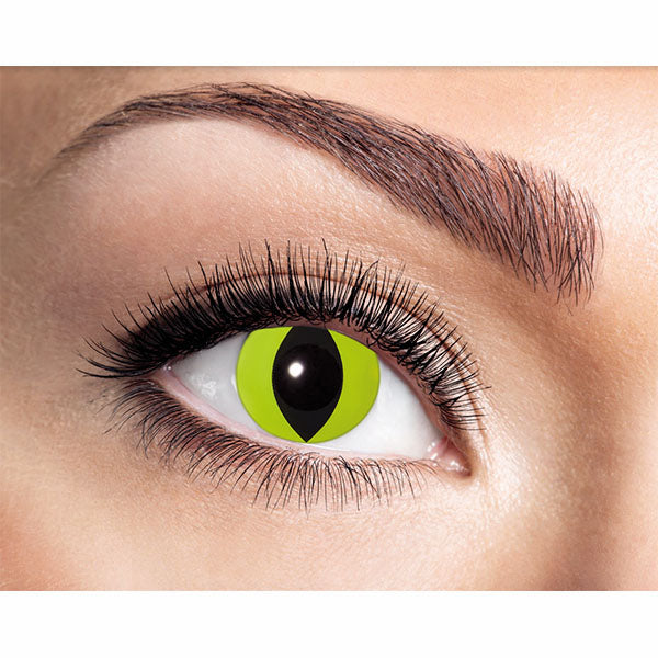 LENTILLES DE CONTACT UV JAUNE CHAT 🔶