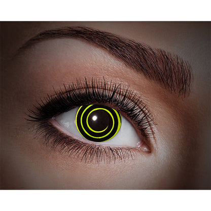 LENTILLES DE CONTACT UV CERCLE JAUNE 🔶