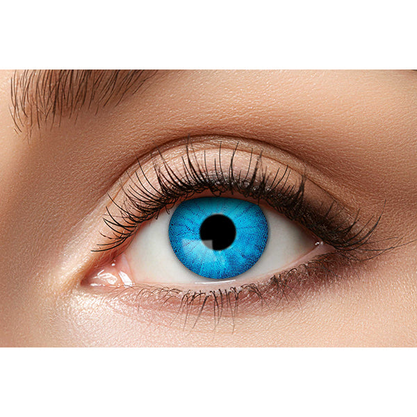 LENTILLES DE CONTACT ELECTRO BLEU 3 MOIS 🔶