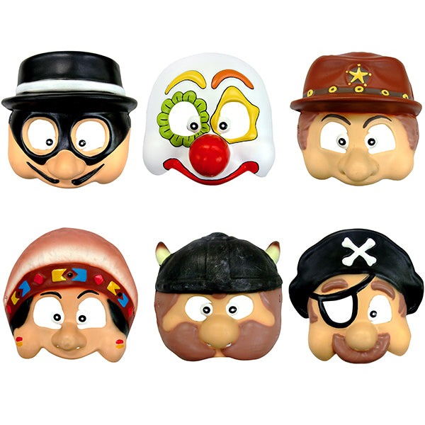 MASQUES POUR ENFANTS, ASSORTIS, 6 PIÈCES 🔶