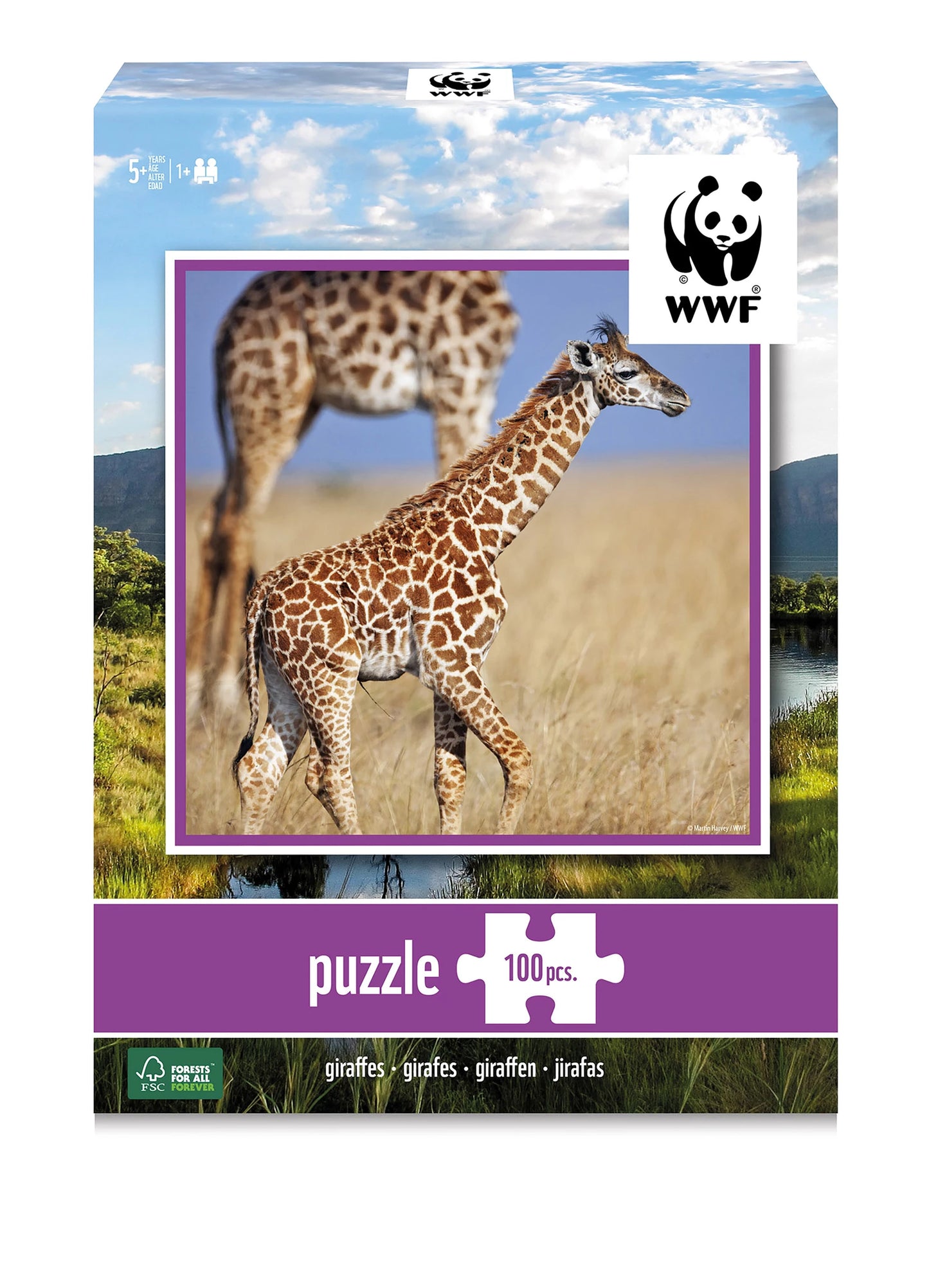 GIRAFFE 100 PEZZI
