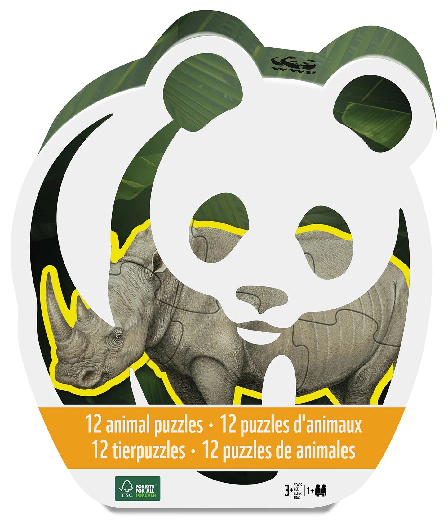12 PUZZLES D'ANIMAUX