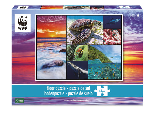 PUZZLE DEL FONDALE MARINO, 48 PEZZI