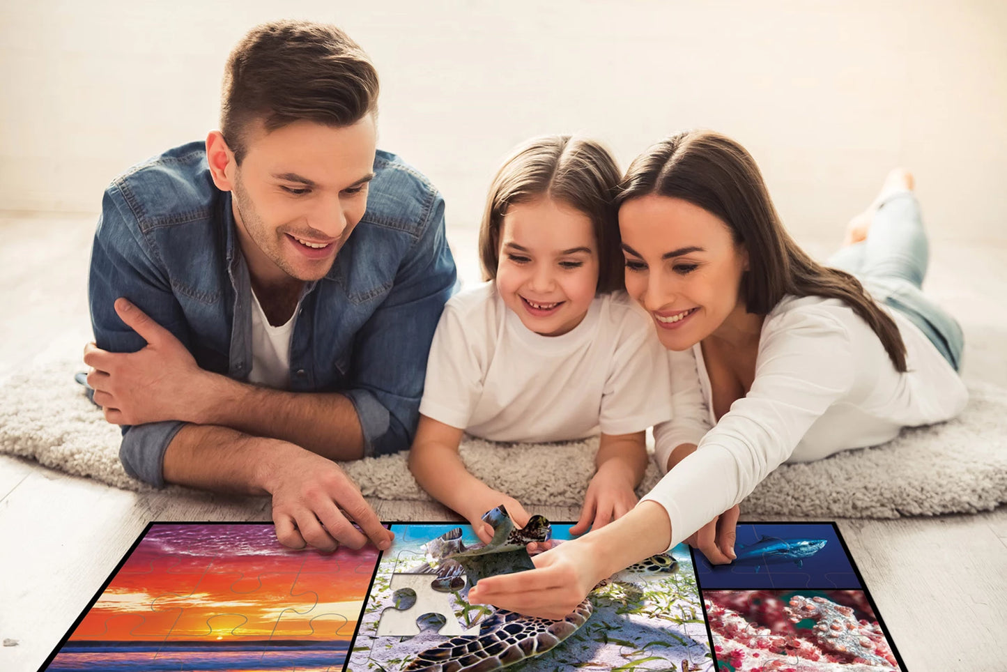 PUZZLE DEL FONDALE MARINO, 48 PEZZI