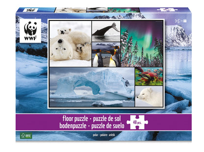 BODENPUZZLE POLAR, 48 TEILE