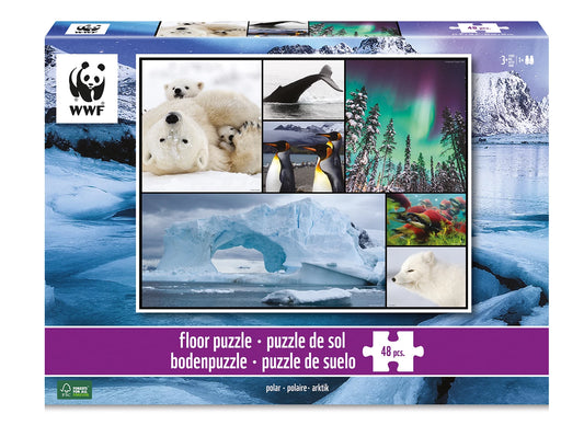 PUZZLE DA PAVIMENTO POLARE, 48 PEZZI