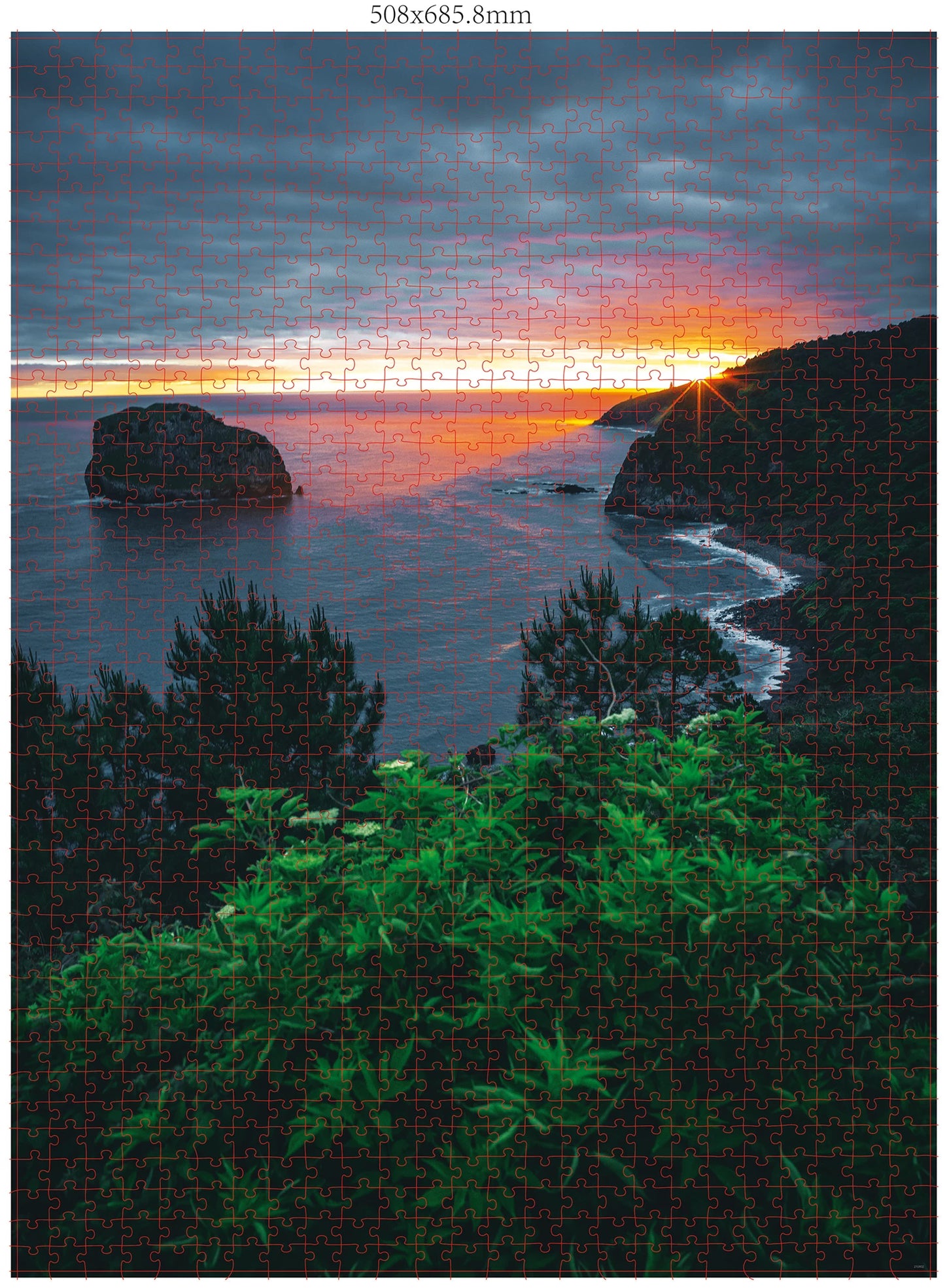 CÔTE NORD DE L'ESPAGNE 1000 PIÈCES (TOBIAS HÄGG)