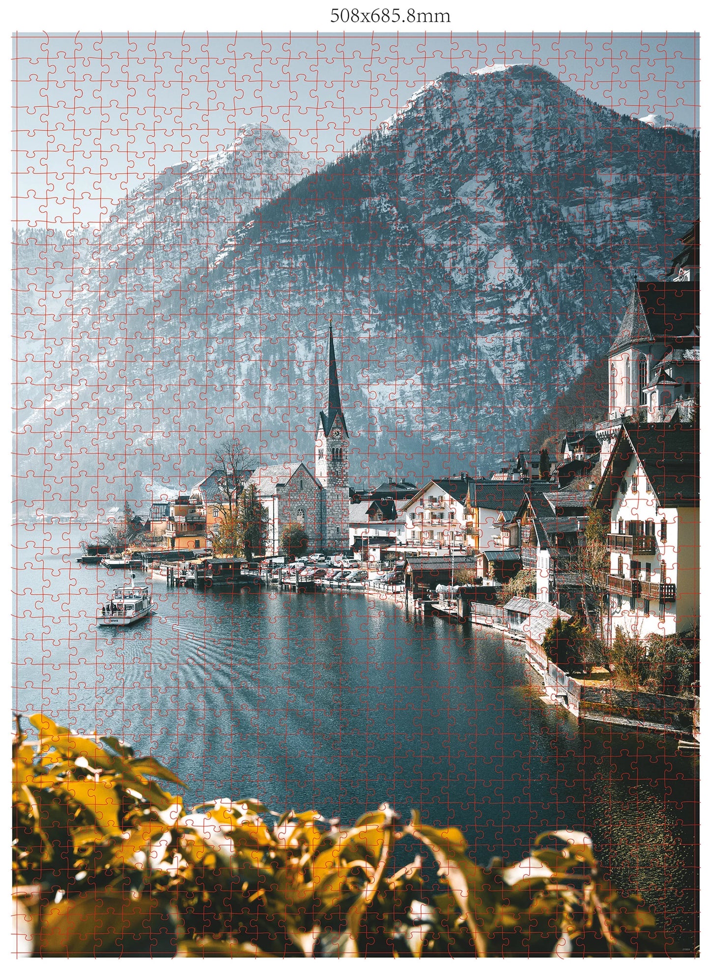 HALLSTATT, AUTRICHE, 1000 PIÈCES (TOBIAS HÄGG)
