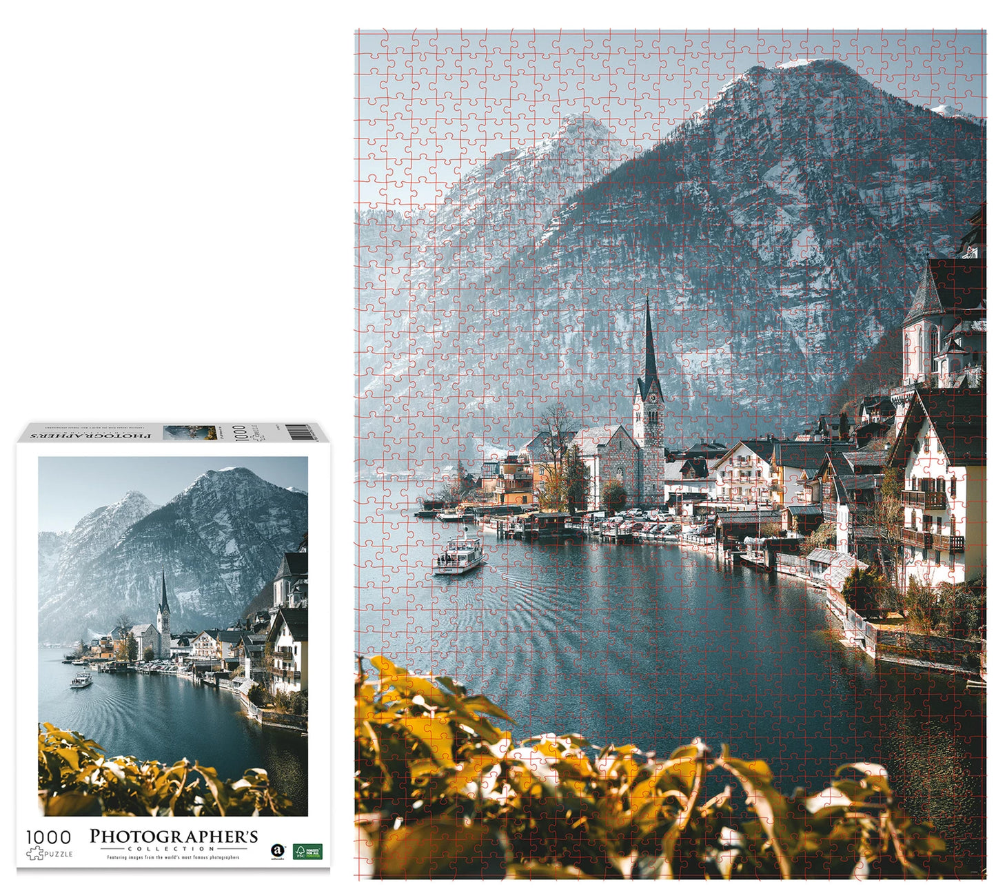 HALLSTATT, AUTRICHE, 1000 PIÈCES (TOBIAS HÄGG)