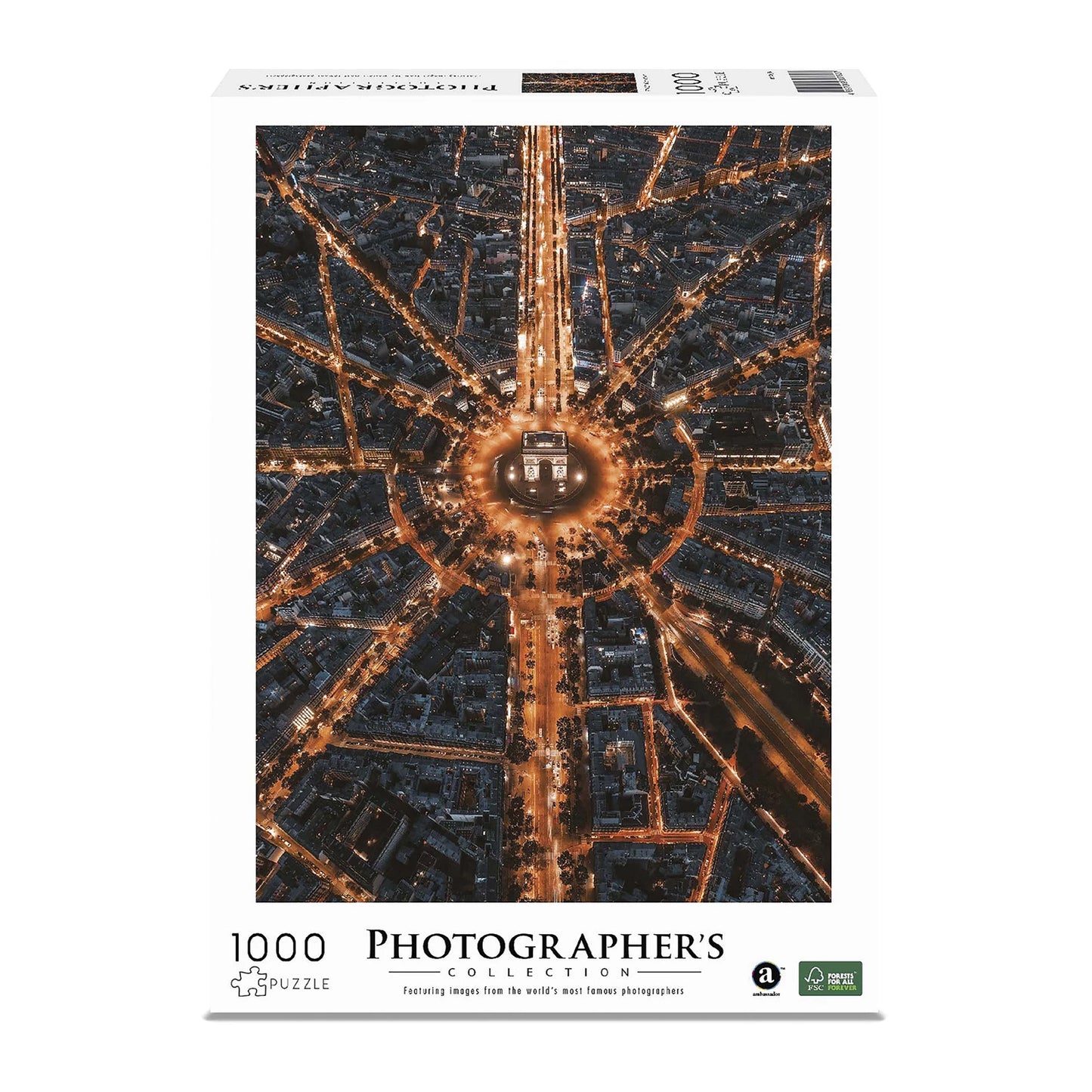 ARC DE TRIOMPHE PARIS 1000 PIÈCES (SEBASTIEN NAGY)