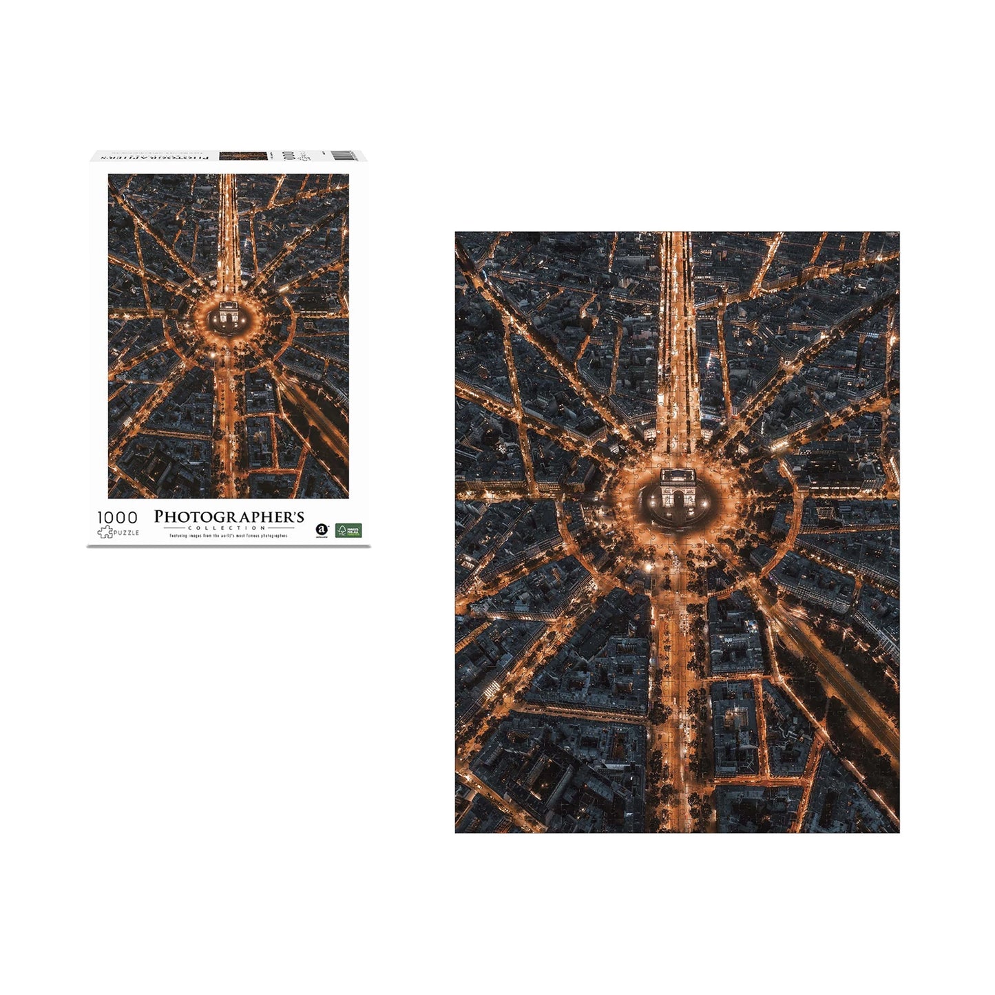ARC DE TRIOMPHE PARIS 1000 PIÈCES (SEBASTIEN NAGY)