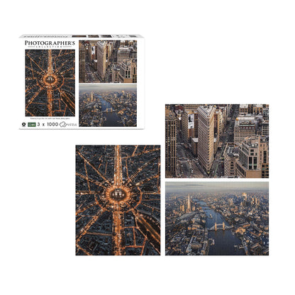 VILLES DU MONDE 3X1000 PIÈCES (SÉBASTIEN NAGY)