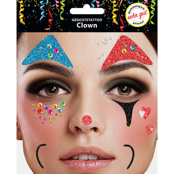 TATOUAGE VISAGE DE CLOWN 🔶