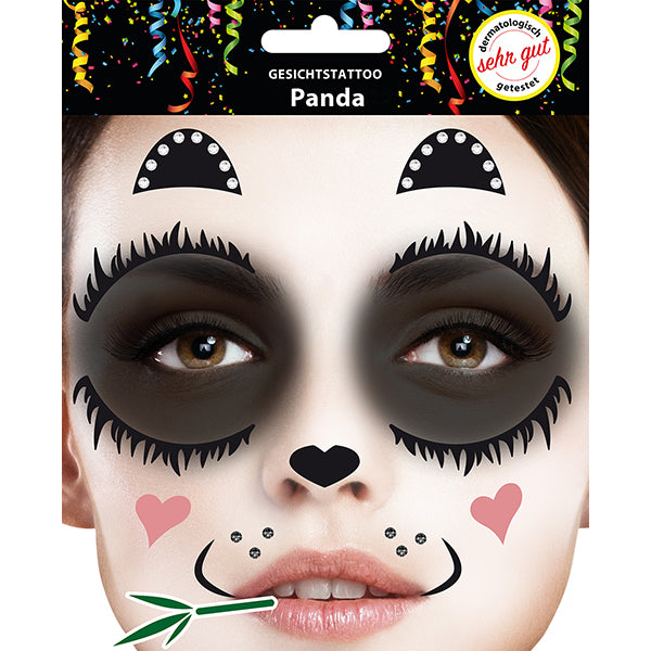 TATOUAGE VISAGE PANDA 🔶
