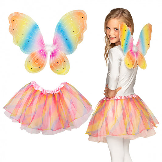 ENSEMBLE FÉE ARC-EN-CIEL 🔶