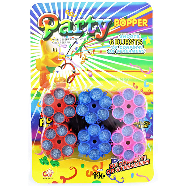 6 STÜCK KASSETTEN FÜR KONFETTIPISTOLE 🔶