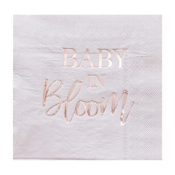 16 SERVETTEN BABY IN BLOOM 🔶