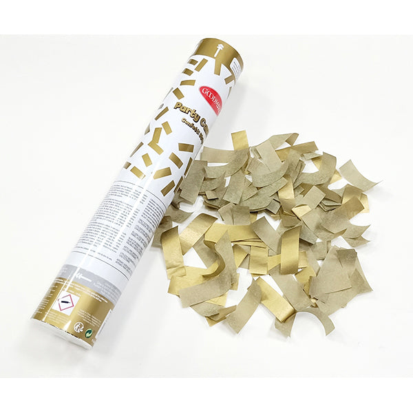 KONFETTIKANONE GOLD 30 CM 🔶