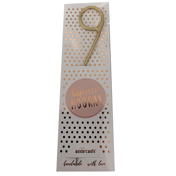 WONDERCANDLE HIP HIP HOURRA OR 9 🔶
