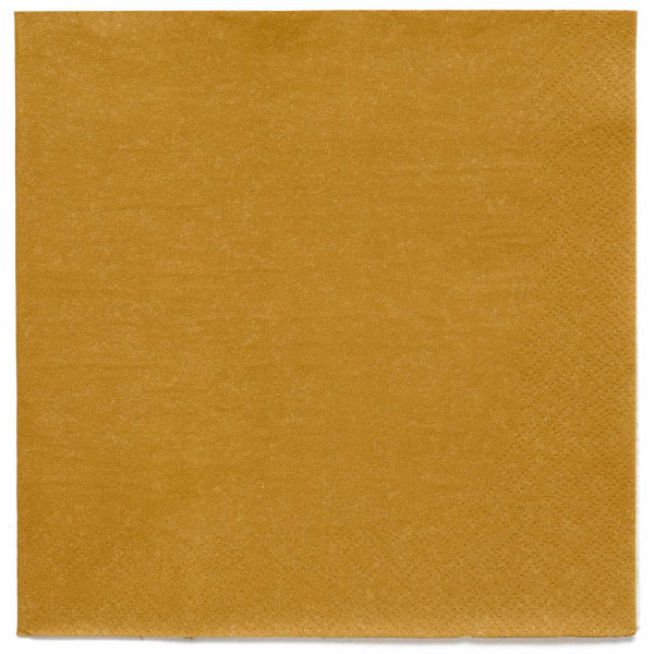 20 SERVIETTEN GOLD 33 CM 🔶