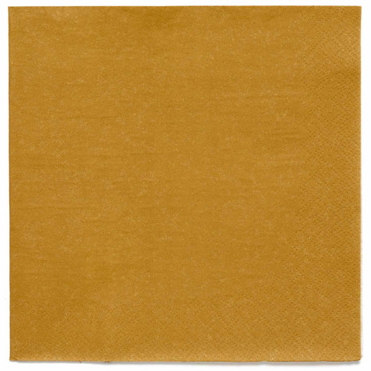 20 SERVIETTEN GOLD 33 CM 🔶