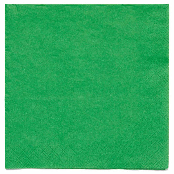 20 GRÜNE SERVIETTEN, 33 CM 🔶