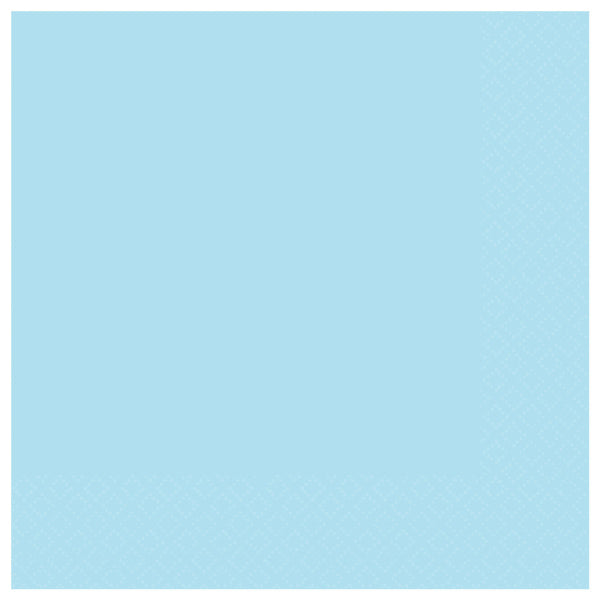 20 SERVIETTEN 33 CM HELLBLAU 🔶
