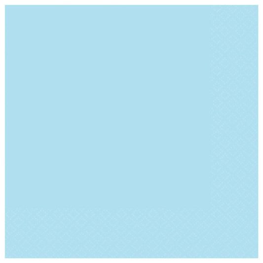 20 SERVIETTEN 33 CM HELLBLAU 🔶